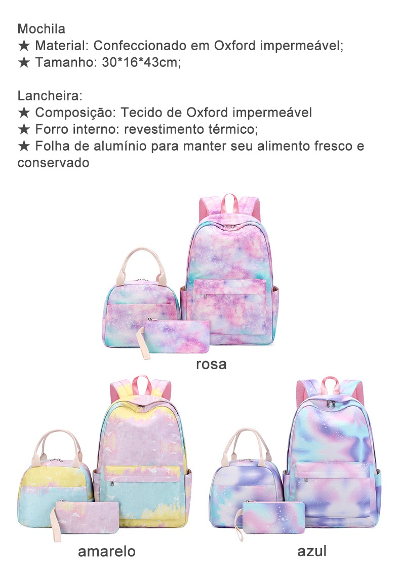 Bolsa Térmica Lancheira Térmica Para Menina Bolsa Térmica Infantil Escolar