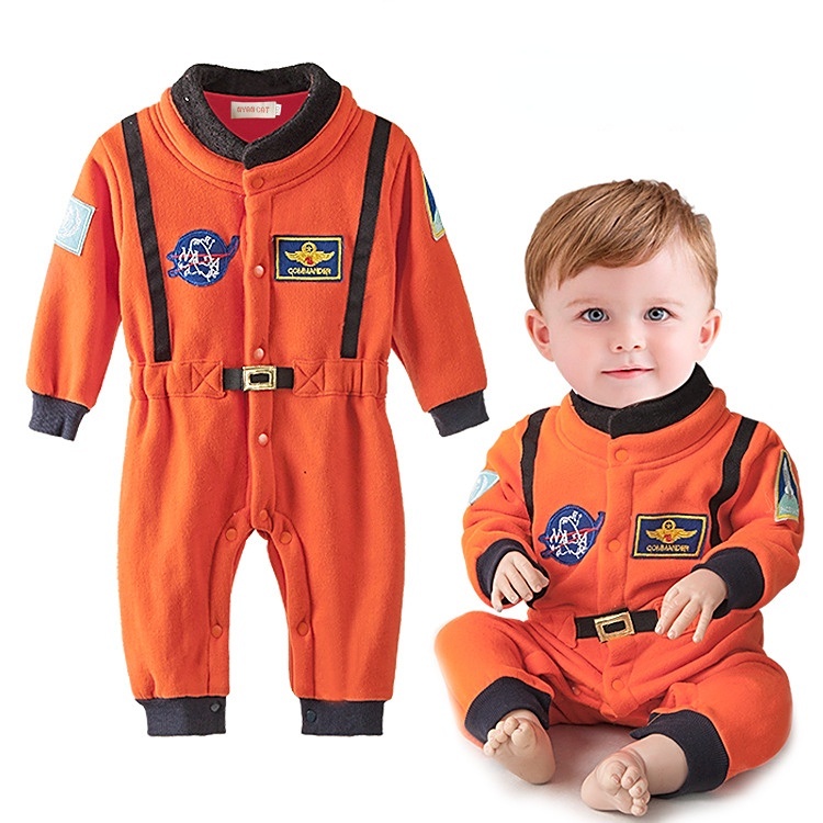 Fantasia Para Bebê Menino Austronauta Macacão Espacial Infantil De 1 ...