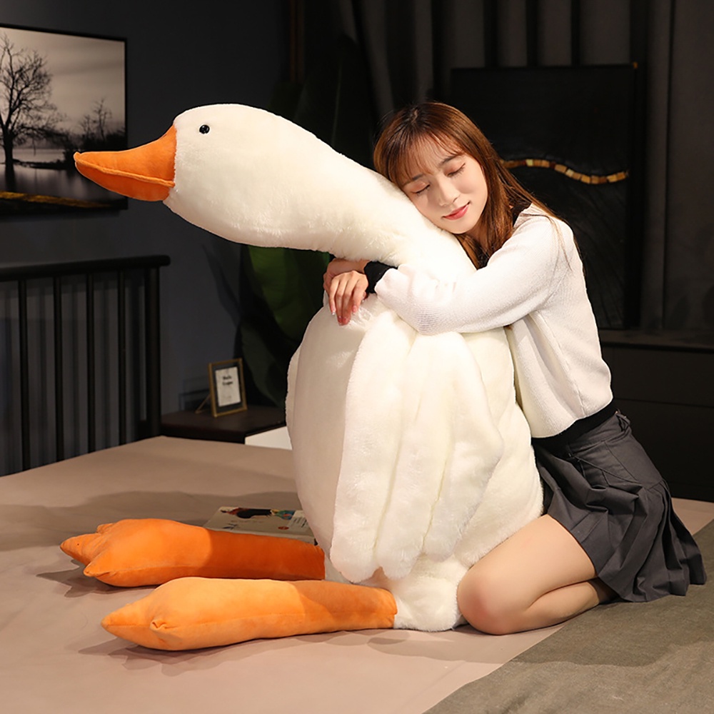 Simulação De Grandes Asas De Pato Travesseiro De Pelúcia Abraço De  Brinquedo De Ganso Selvagem Boneca De Pássaro Gigante Macia Grande Cuddly  Wild Goose Doll for Kids Birthday Gift | Shopee Brasil