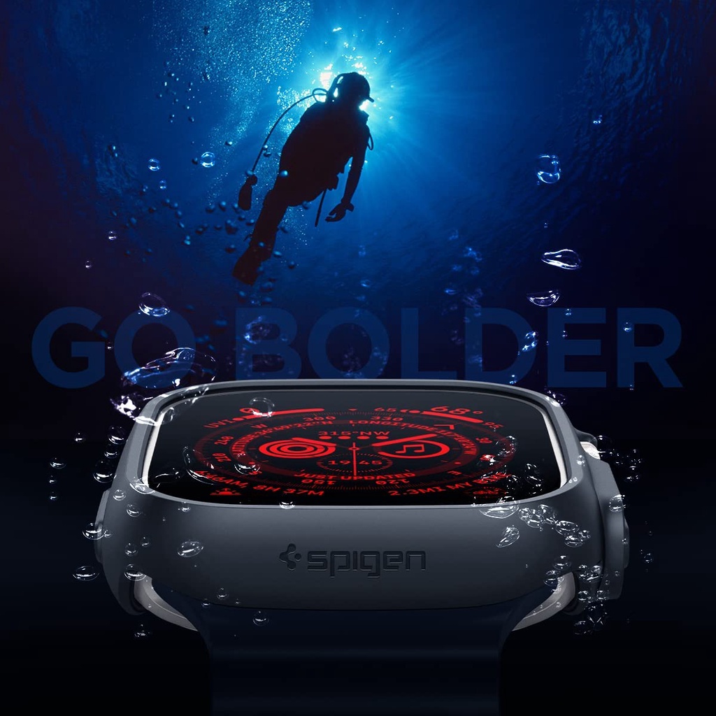 Spigen Thin Fit PC Capa Rígida Para Relógio Apple Ultra 49mm Leve