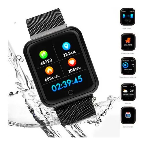 P70 Relógio Inteligente Smartwatch Calcula passos, km e calorias ...