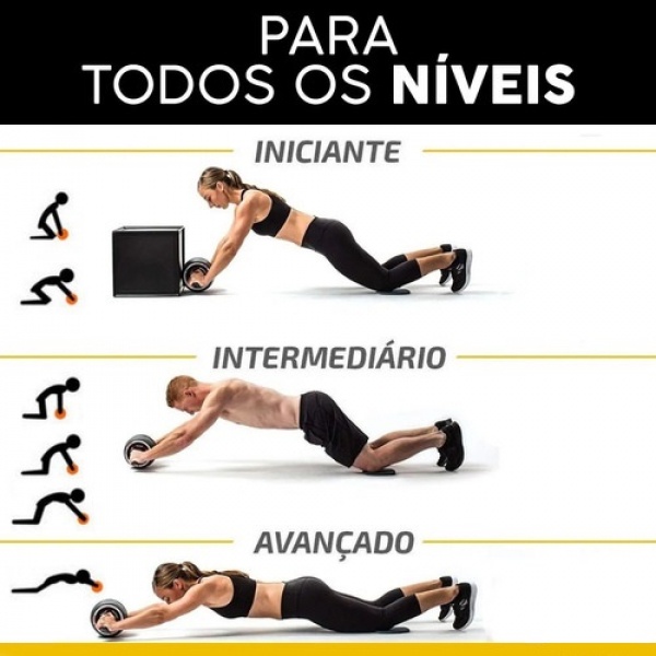 Rolo Para Atividades Fitness Fortalecimento Muscular