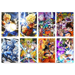 Desenho animado Dragonball Evolution Saiyan Wall Sticker Goku Vegeta Papel  de Parede
