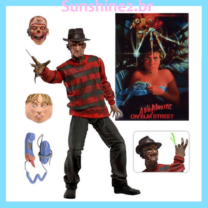 Pesadelo Em PVC De 7 Polegadas Na Elm Street Ultimate Freddy Krueger 7 " Figura Neca Coleção