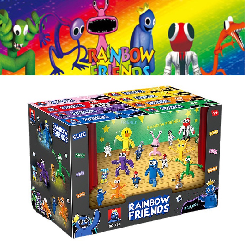 Adesivo Rainbow Friends Monstro Azul Babão Blue Roblox