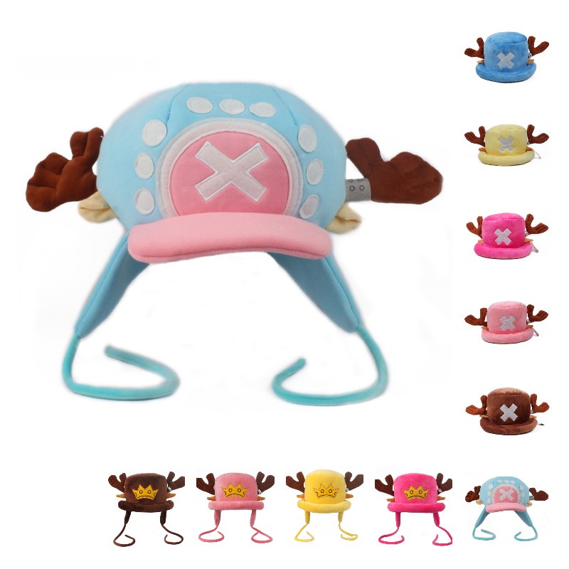 Anime One Piece Chopper Cartoon Plush Chapéu De Pescador Quente Acessórios De Roupa