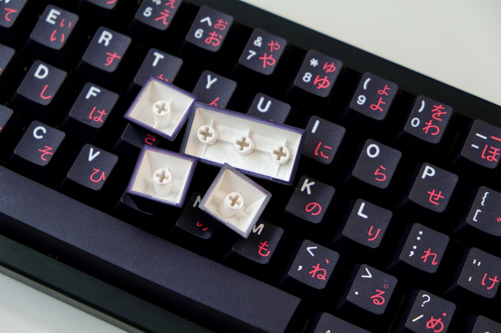 Chaveiro GMK Vermelho Japonês WOB Keycap , 129 Teclas PBT Keycaps