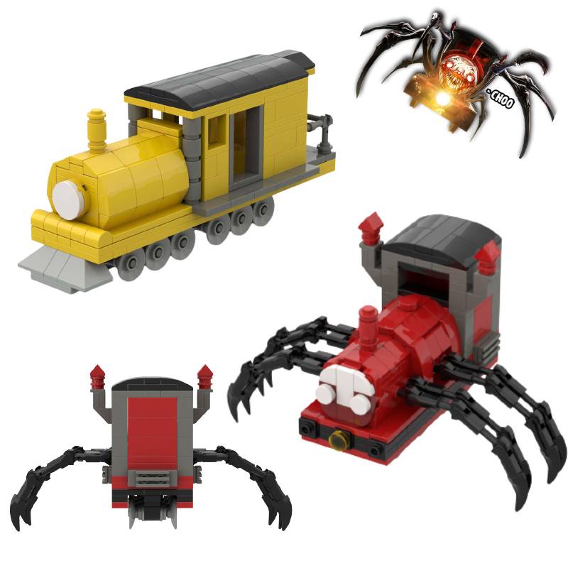 Choo-Choo Charles Spider Train Monster Model Horror Game Building ...
