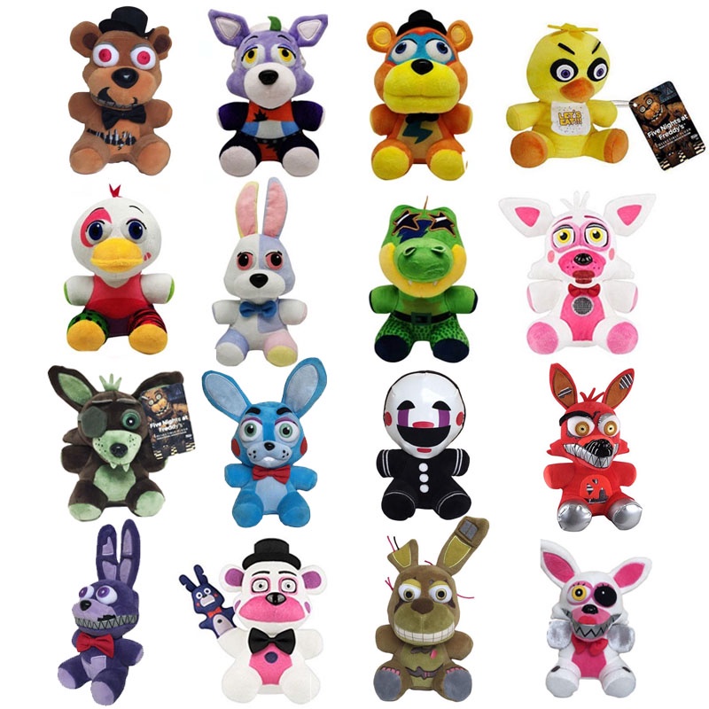 5pcs Anime Fnaf Five Nights At Freddy'S Personagem De Brinquedo De Ação  Figura Kids Gift Boy Toy