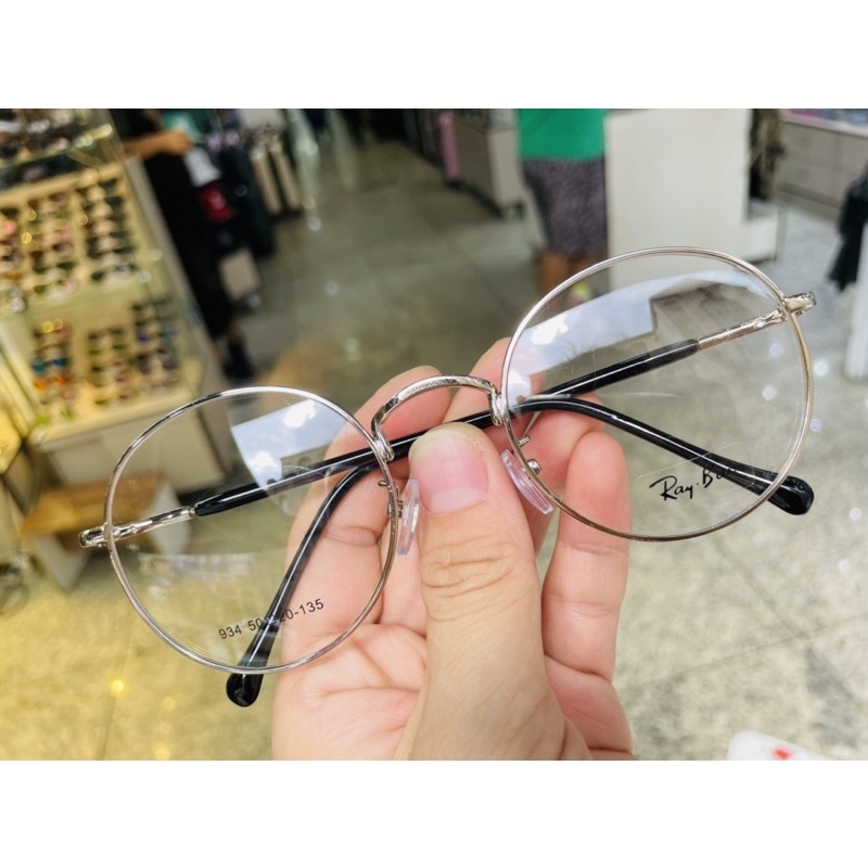 Armação óculos de grau descanso unissex redondo metal 934