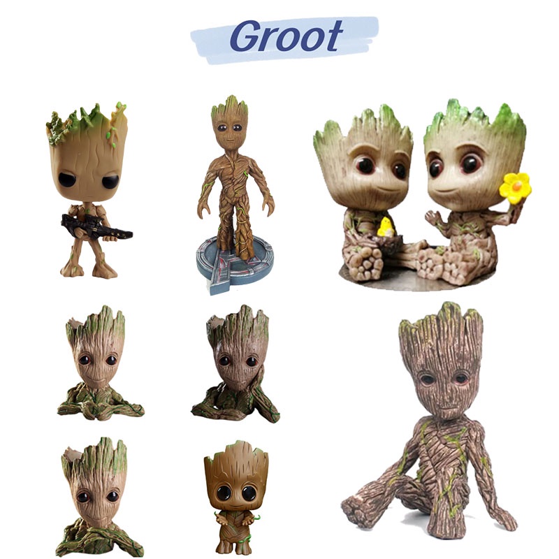 Guardiões Da Galáxia Baby Tree Man Ninho De Pássaros Grut Artefatos ...