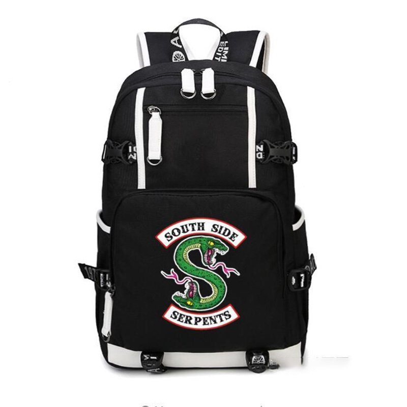 Mochila Adolescentes Riverdale Schoolbag Homens Bolsas De Moda Ombro