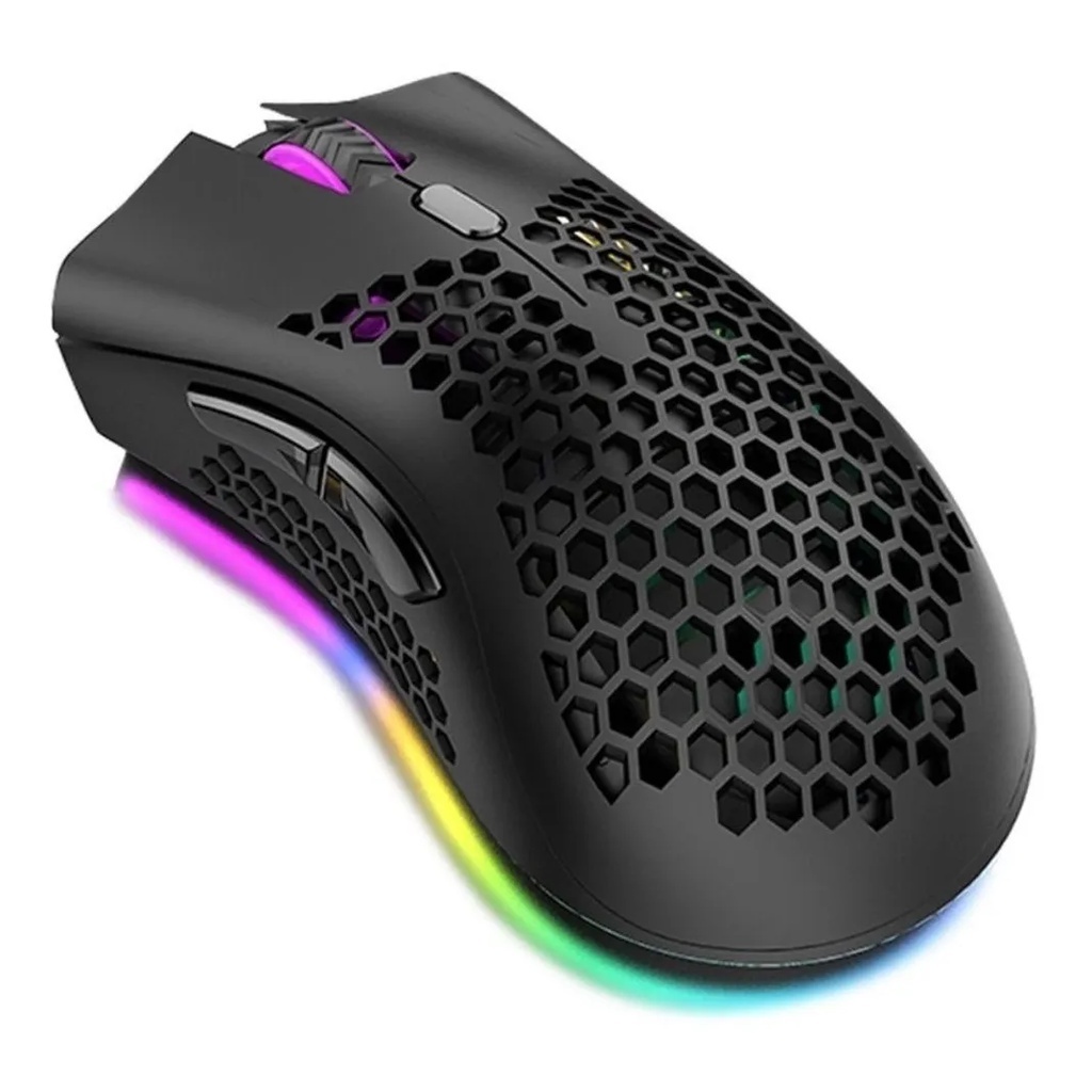 Mouse Gamer Colmeia USB Ultraleve Led Rgb Macro 7200 Dpi | Shopee Brasil