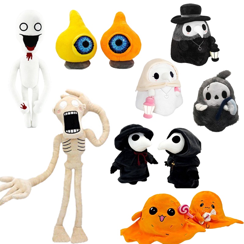 18cm Scp-999 Pelúcia Toy Cócegas Monstro Kawaii Orange Anime Cartoon  Personagem Plushie Soft Stuffed Animal Brinquedos Presente para Crianças