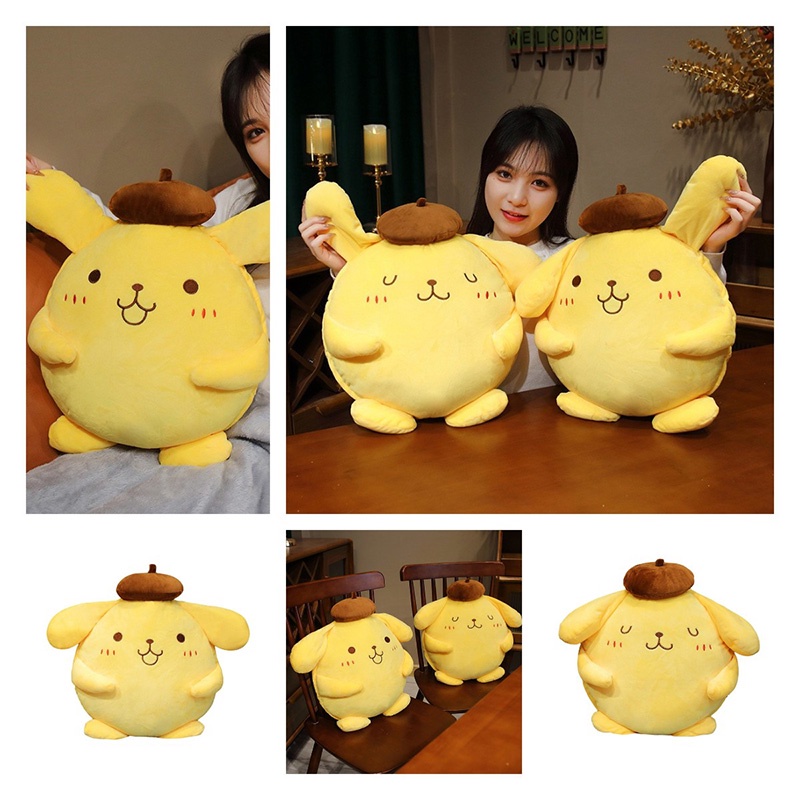 Boneca de Pelúcia Sanrio Pompompurin Team Purin Importada do Japão NOVO Personagens  Sanrio