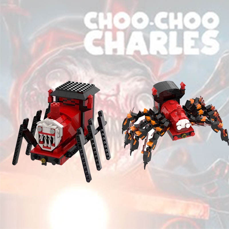 Choo-choo-charles blocos de construção grande jogo em torno