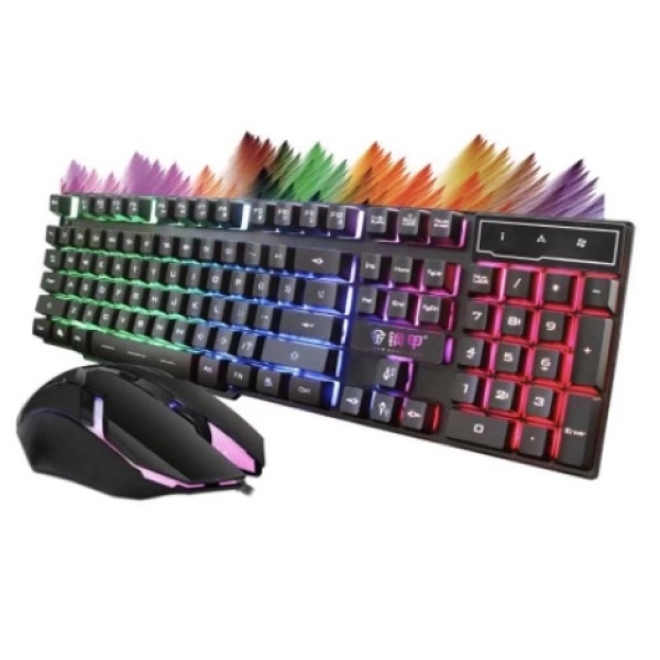 Teclado+ Mouse Gamer /Teclas D LED | Shopee Brasil