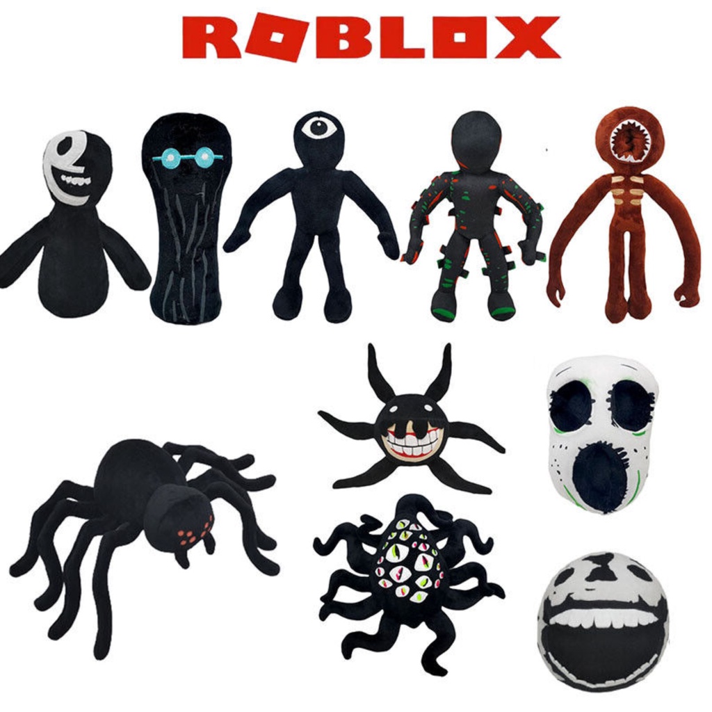 New Horror Robloxs Doors Roblox Plushie Screech Rush Stuffed Doll Ambush  Halt Eyes Plush Doll Seek Figure Plushies Friends Plush Toy For Kids Game