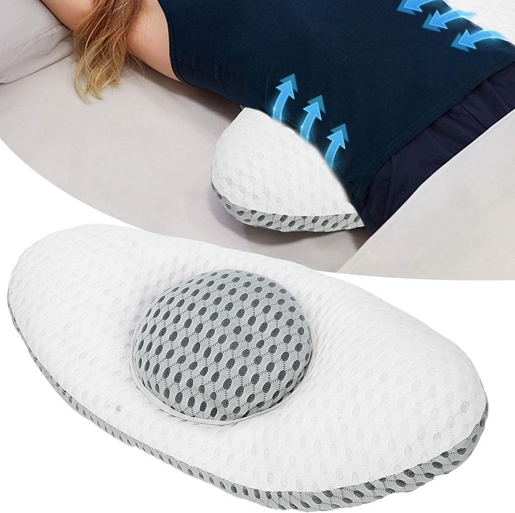 Almofada Apoio Lombar Alivia Dor Nas Costas | Shopee Brasil
