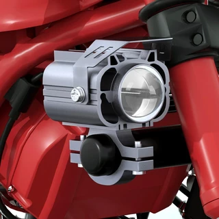 Farol Adicional De Motocicleta LED Fog Yellow Light Universal Motorbike Auxiliary 12V 24V Driving Lamp