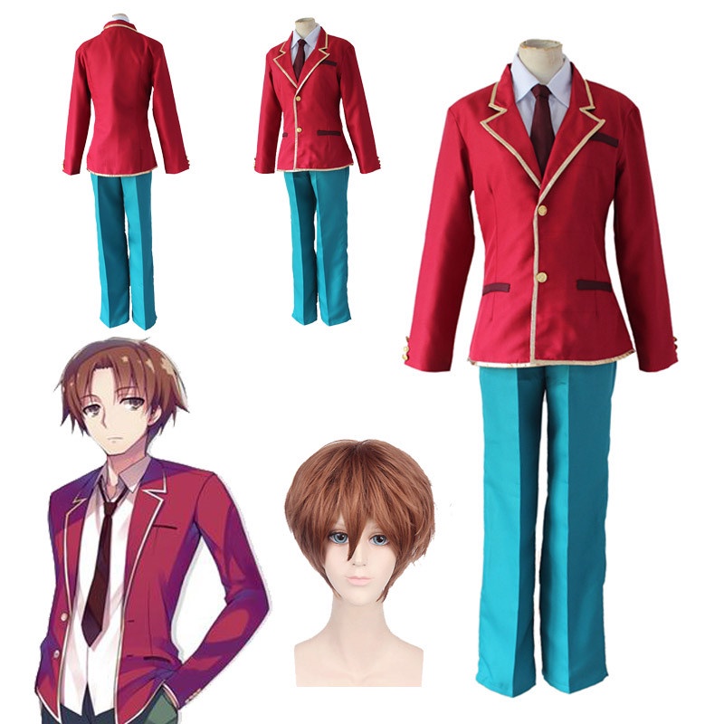 Sala De Aula Da Elite Ayanokoji Kiyotaka Escola Uniforme Cosplay