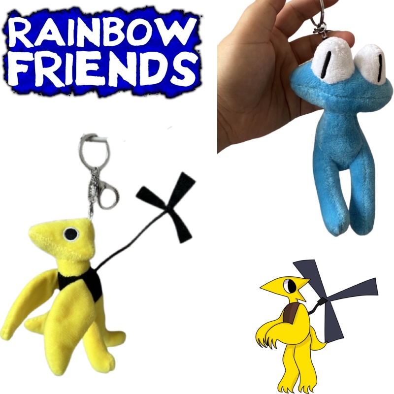 Compre Arco-íris amigos roblox chaveiro brinquedo de pelúcia kawaii jogo papel  boneca macio saco de pelúcia pingente