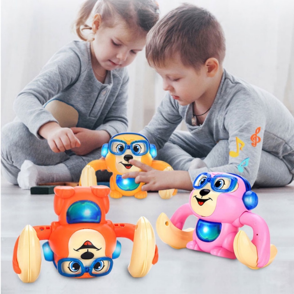 Brinquedo Infantil Gira Macaco Com banana Com Luz E Som Toys - DaiCommerce