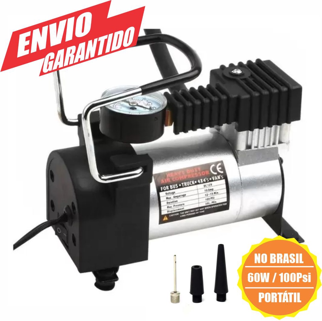 Mini Compressor Profissional de Ar Portátil | Shopee Brasil