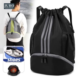 Mochila De Exercícios De fitness Drawstring Basquetebol Viagem De Grande Capacidade Simples À Prova D'água Yoga Ao