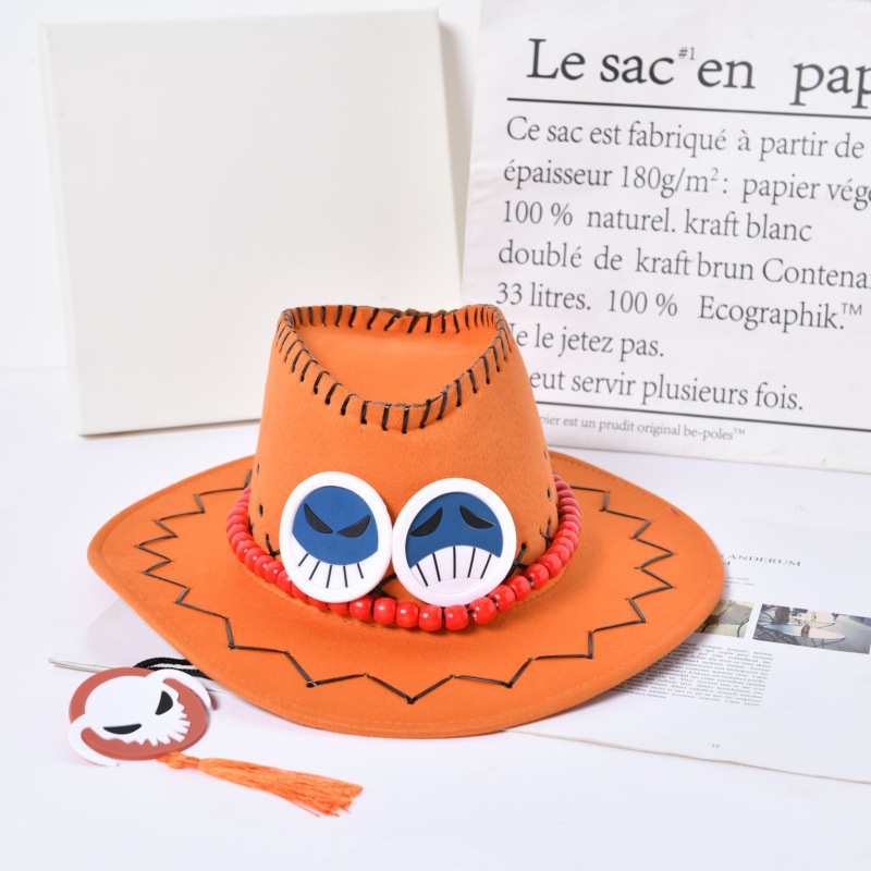 chapeu ace anime one piece cosplay 🥇 【 OFERTAS 】