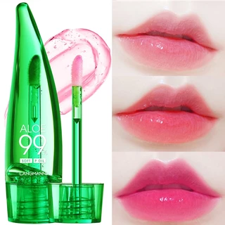 LANGMANNI Batom À Prova D'água Duradouro Aloe Vera Mudança De Cor Glaze Labial Hidratação Temperatura Bálsamo Produtos Para Os Lábios Maquiagem Cosmética Mulheres em Oferta na Shopee