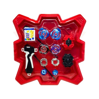 Brinquedo Kit Beyblade/Baiblade Tornado Com Arena E Lançadores