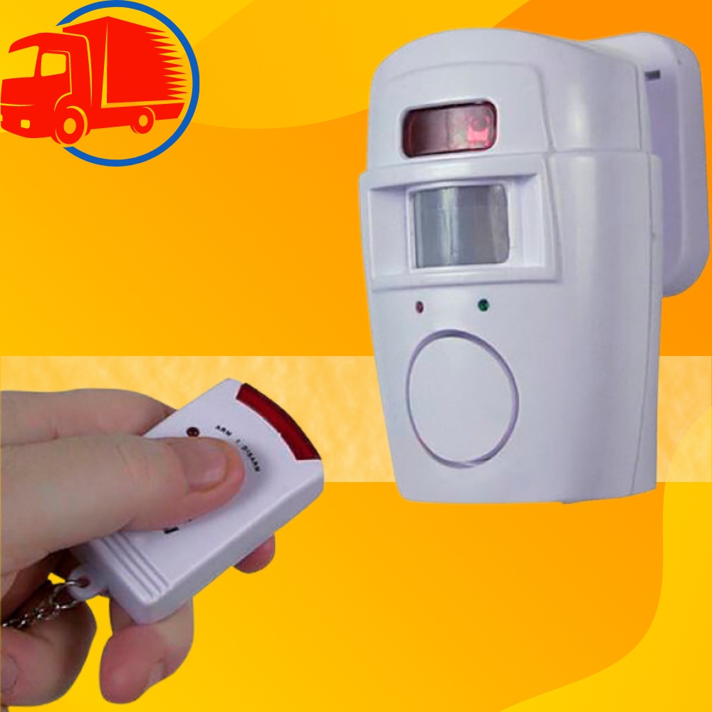 alarme residencial com sensor de presença sonoro mais 2 controles e 1 ...