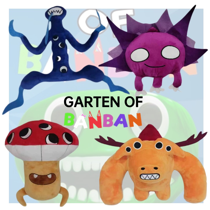 Banban Garden Plush Monster Jogo de Terror Banban Garden Jumbo Josh Plush  Fan Gift Soft Stuffed Animal Para Crianças E Adultos