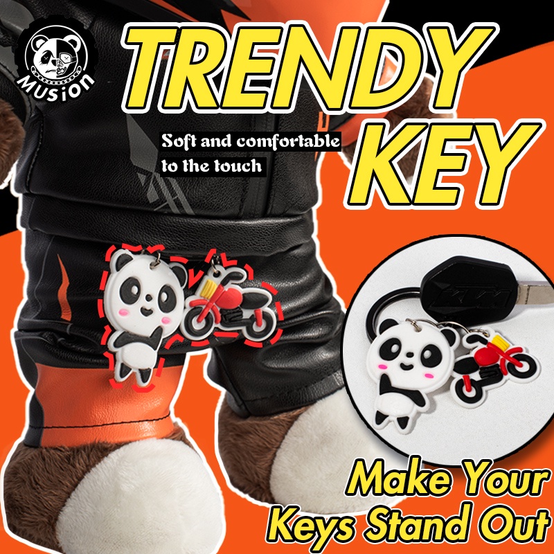 Chaveiro Panda PVC