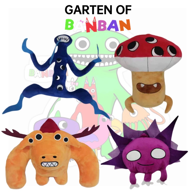 Garden Of Banban Plush Toys Game Animation Garten Of Banban 1 2 3 4 5  Plushie Toy Children Gifts 113pcs