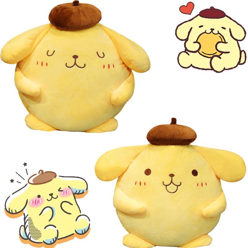 Boneca de Pelúcia Sanrio Pompompurin Team Purin Importada do Japão NOVO Personagens  Sanrio