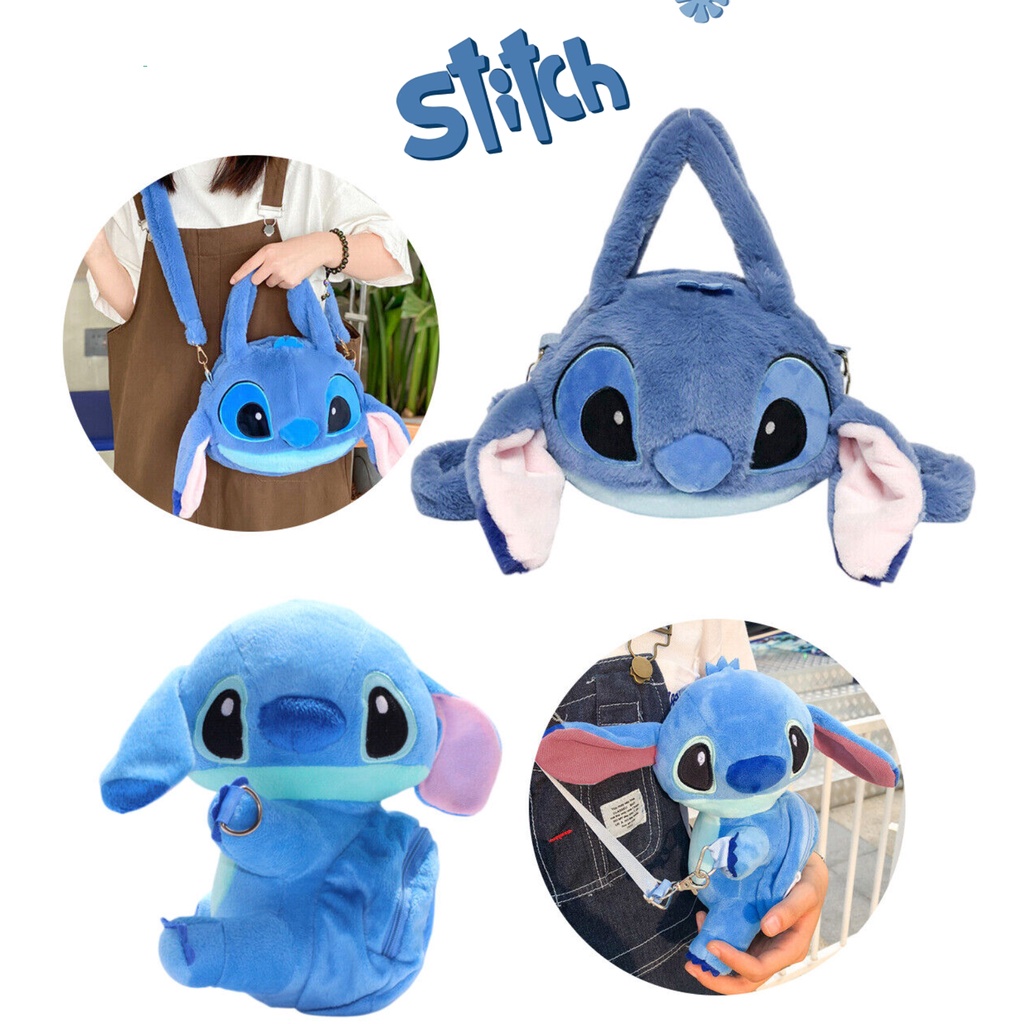 Bolsa Lilo & Stitch Crossbody Bolsas De Mão Tote Plush Toy Messenger