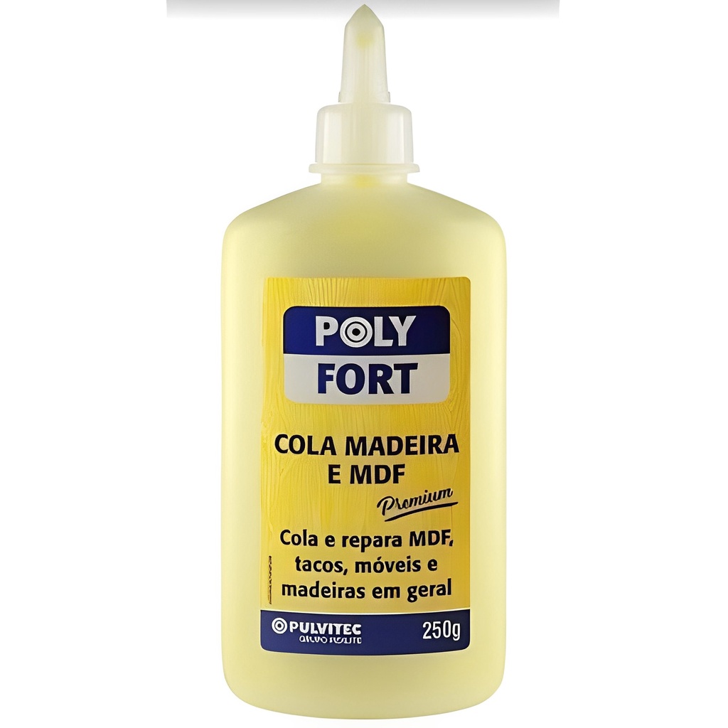 Cola Madeira E Mdf Polyfort Premium 100g Pulvitec | Shopee Brasil