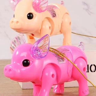 de brinquedo porco animal de estimação que anda com luz E música eletrônico