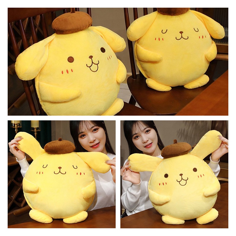 Boneca de Pelúcia Sanrio Pompompurin Team Purin Importada do Japão NOVO Personagens  Sanrio