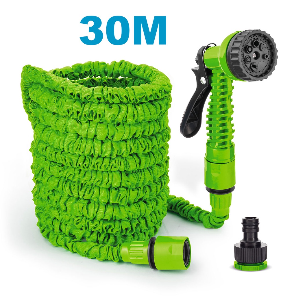 Mangueira De Jardim Retrátil Flexível Expansível 30 Metros | Shopee Brasil
