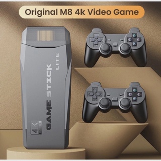 Game Stick Console Vídeo Game 4K com 10mil Jogos Retrô Antigo