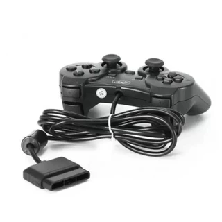 Controle para PS2 Com Fio Cor Preto