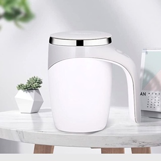 Caneca Térmica Mixer Automática de 380 ml com Tampa Copo de Café Magnética Aço Inoxidável