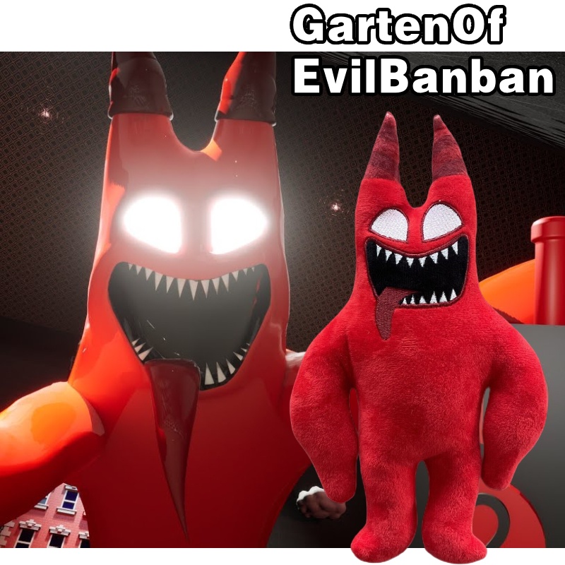 Personagem Garden Of Ban Ban Red Vermelho Jardim Infância