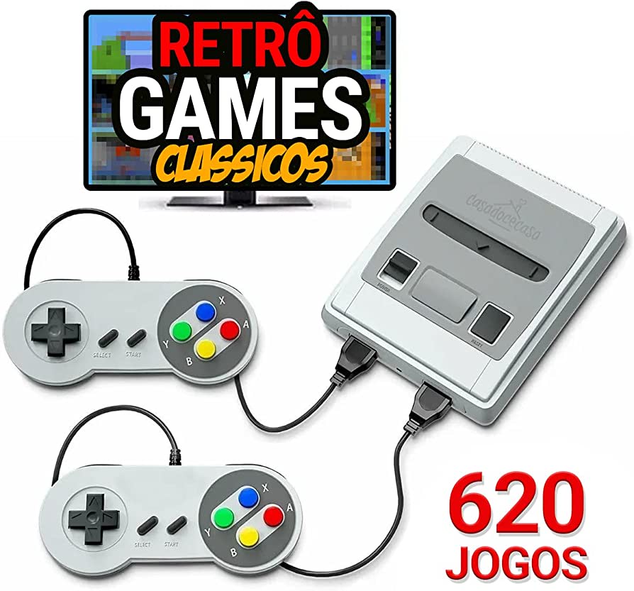 Console Nostálgico RetroBox Classic - 821 Jogos