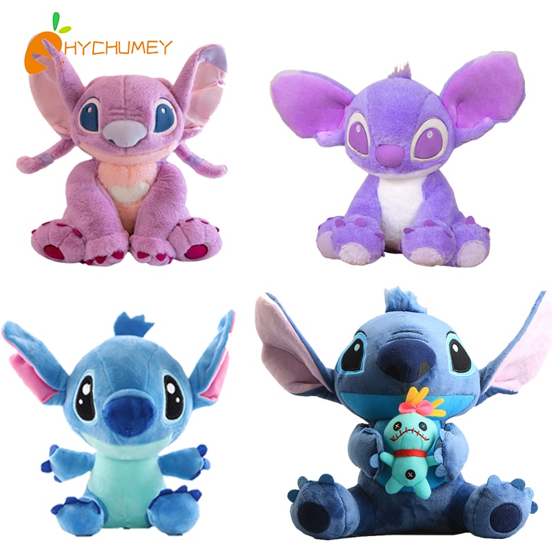 30cm Disney Lilo & Stitch Angel Plush Doll Namorada Presente De ...