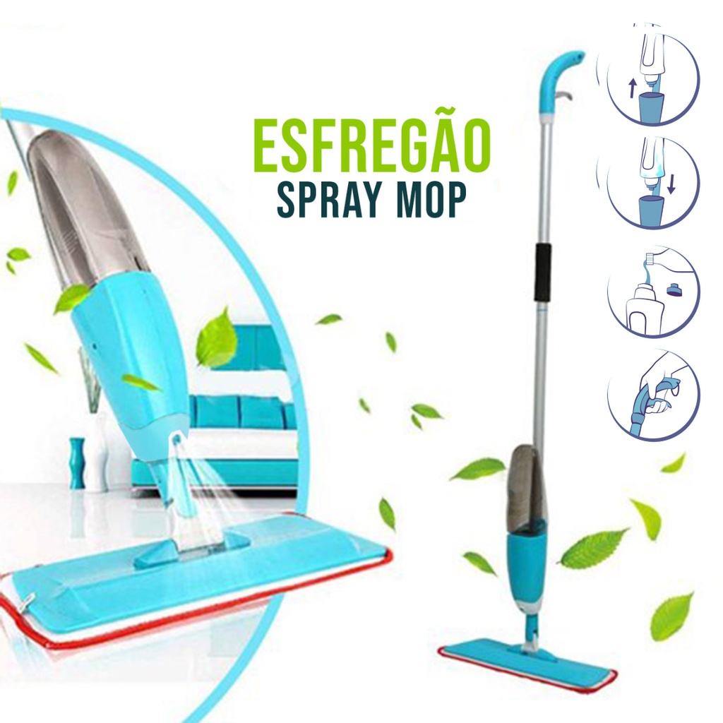 Water Spray Mop Mob Spray Limpeza Mop Lava E Seca - China Mop and Spray Mop  price