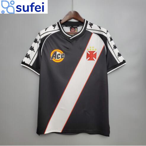 2000 Retrô Vasco da Gama Longe Preto Romário Camisa De Futebol